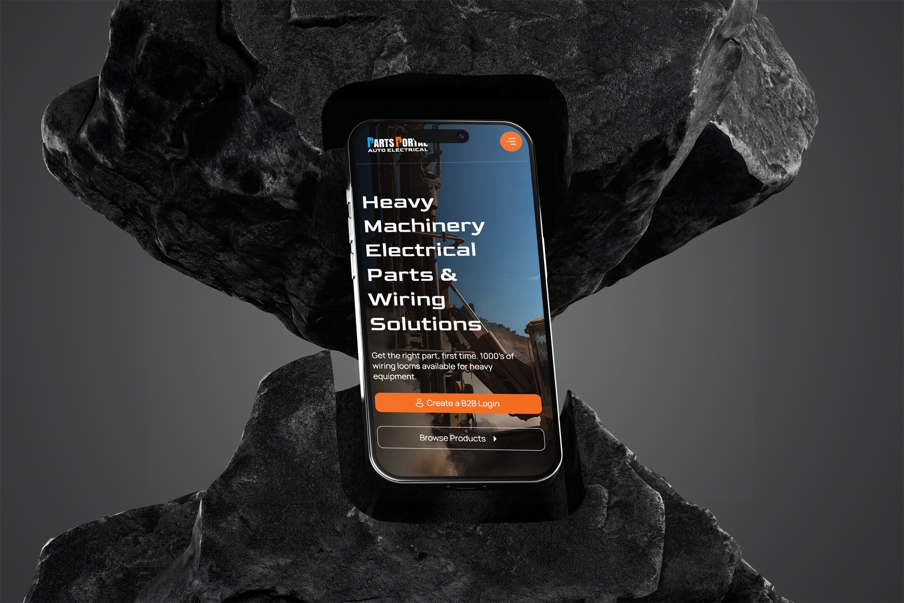 Parts Portal — heavy-duty parts, online. — mobile